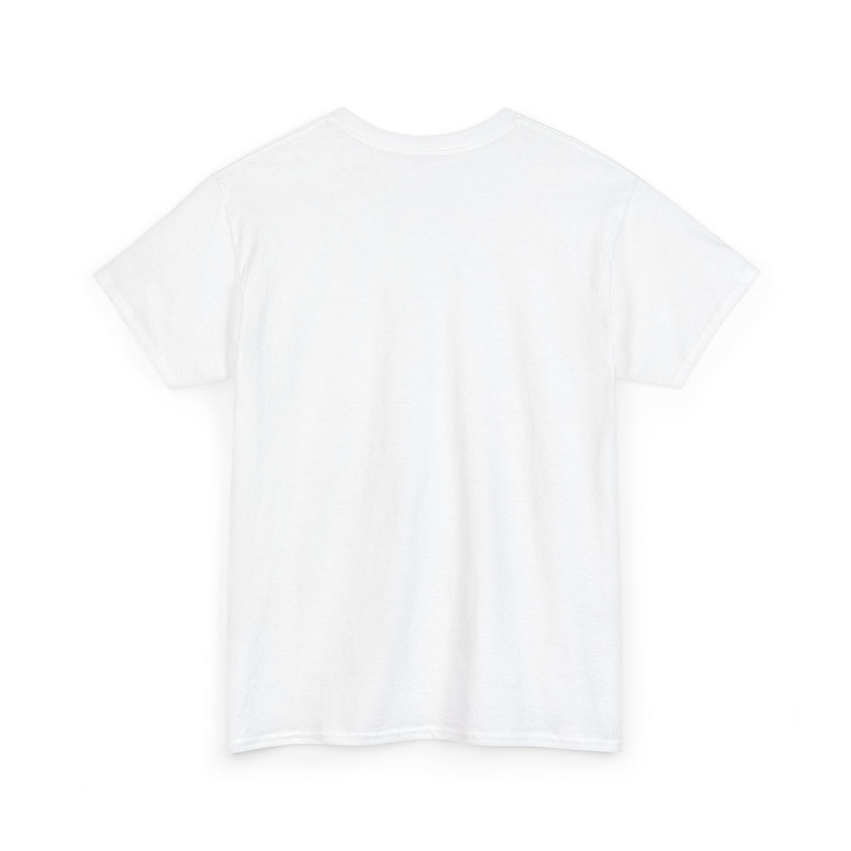 JOMO Minimalist White Tee — 'JOMO' Subtle Chest Print, Casual Everyday T-Shirt
