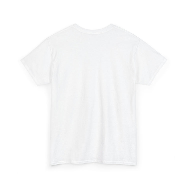 JOMO Minimalist White Tee — 'JOMO' Subtle Chest Print, Casual Everyday T-Shirt