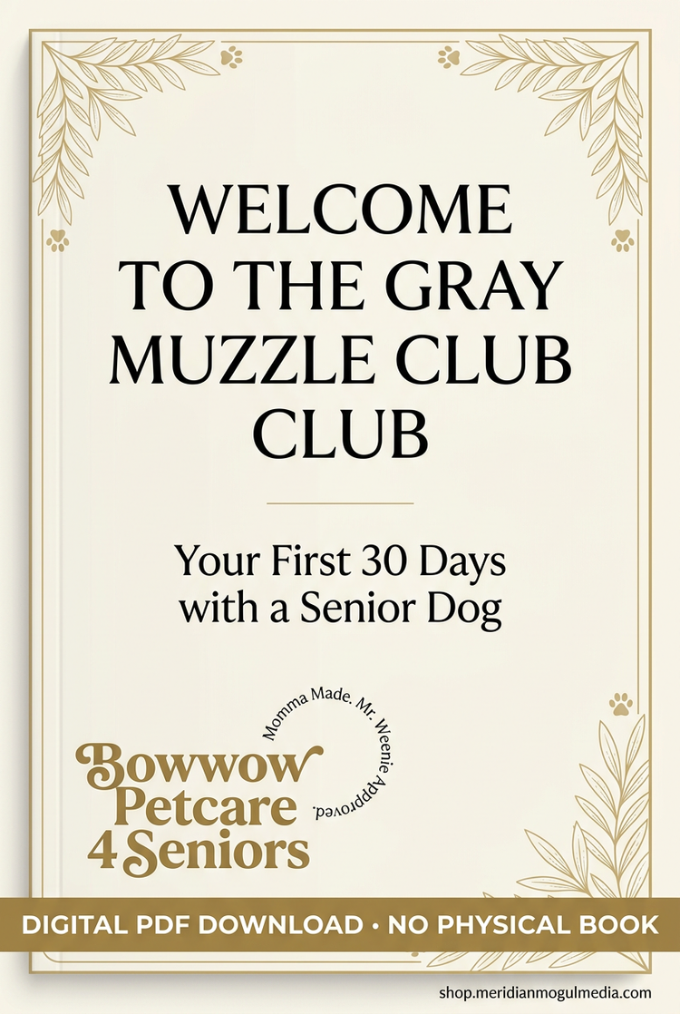 Welcome to the Gray Muzzle Club digital cover
